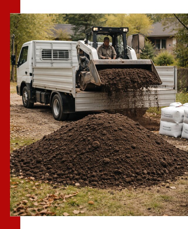 Доставка садовой земли в больших объёмах в Назарове