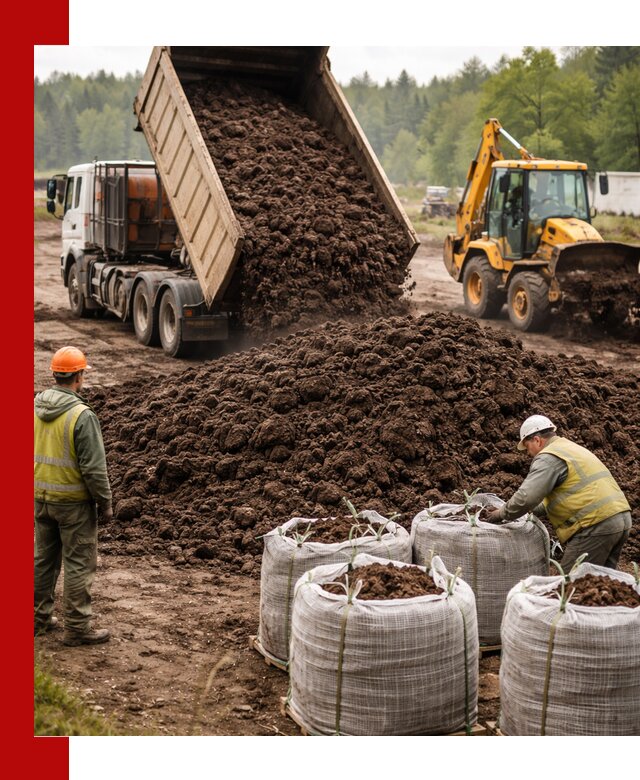 Доставка нейтрального торфа в Назарове оптом и в розницу