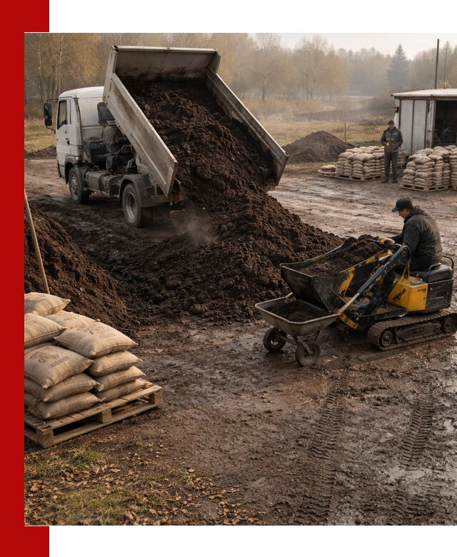 Кислый торф в доставке по выгодным ценам в Назарове