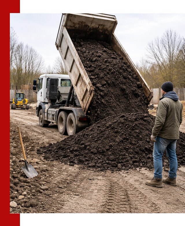 Доставка чернозема навалом в Назарове быстро и выгодно