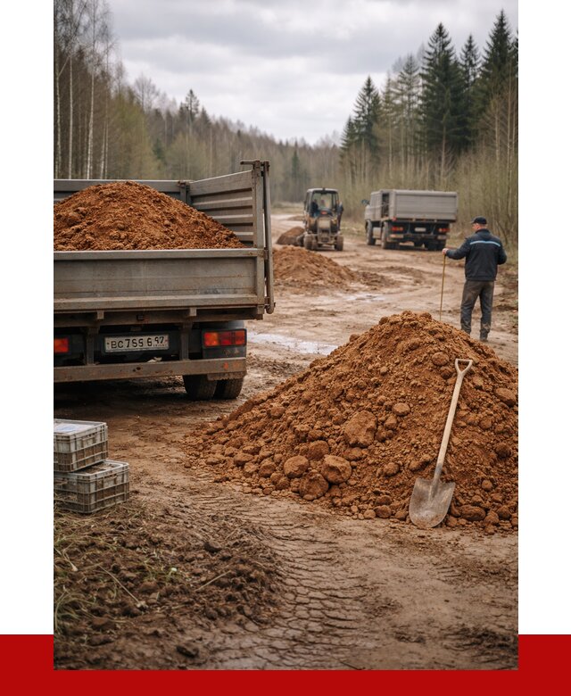 Глина и суглинки в Назарове от 4625 р. за куб | ПРОНЕРУДНрв