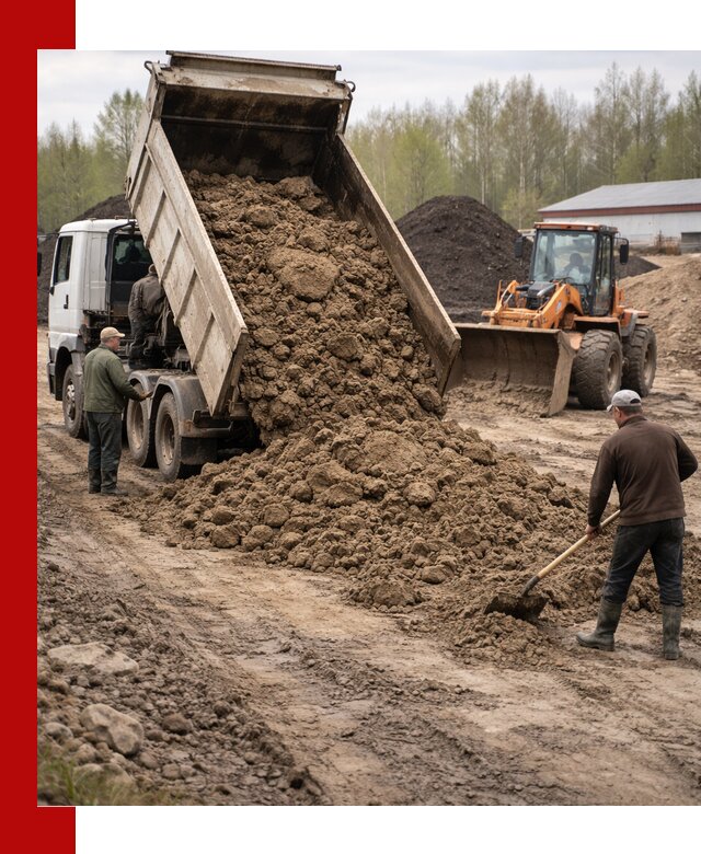 Доставка глин и суглинков в Назарове оптом и вкрай