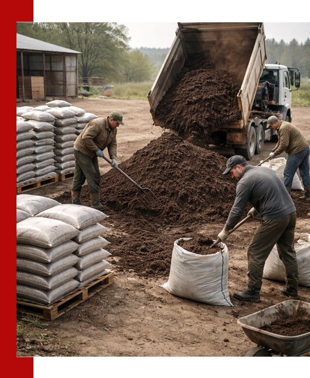 Доставка компоста оптом и в розницу в Назарове