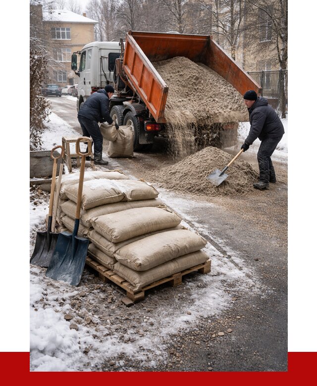 Противогололедные материалы оптом в Назарове от 4317 р. | ПРОНЕРУДНрв