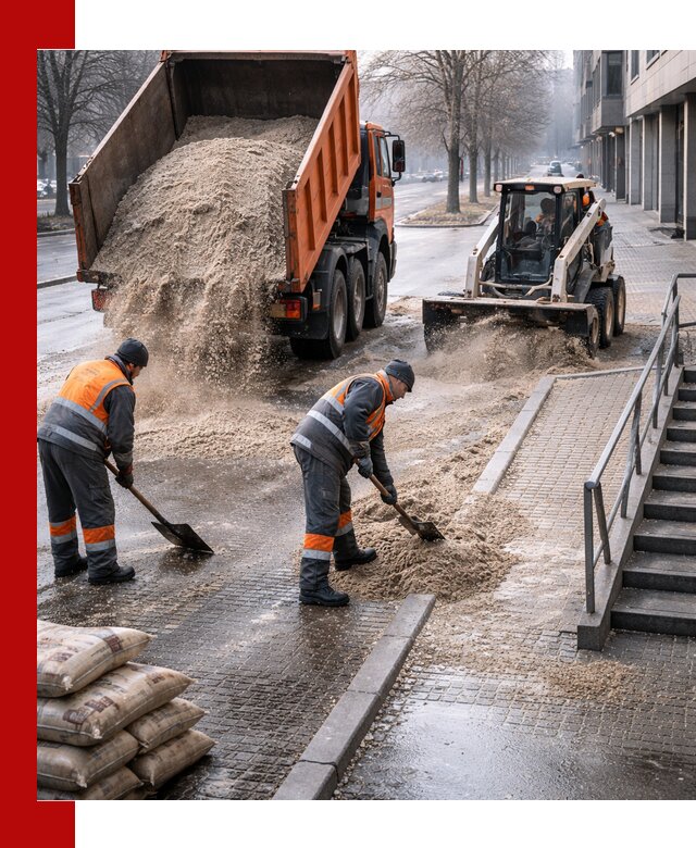 Поставка противогололедных материалов в Назарове