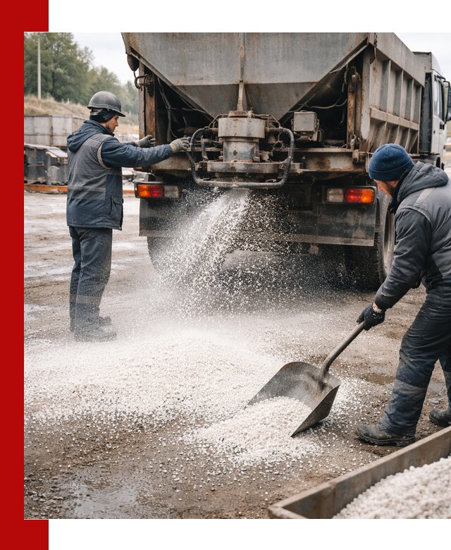 Доставка и продажа хлористого кальция в Назарове