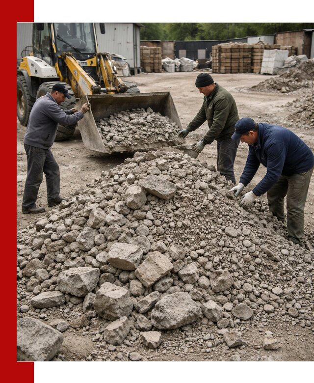 Демонтаж и вывоз бой бетона в Назарове