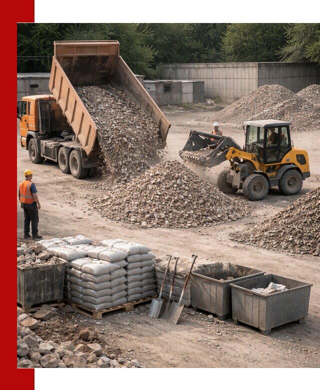 Вторичные материалы для отсыпки в Назарове — поставка и доставка