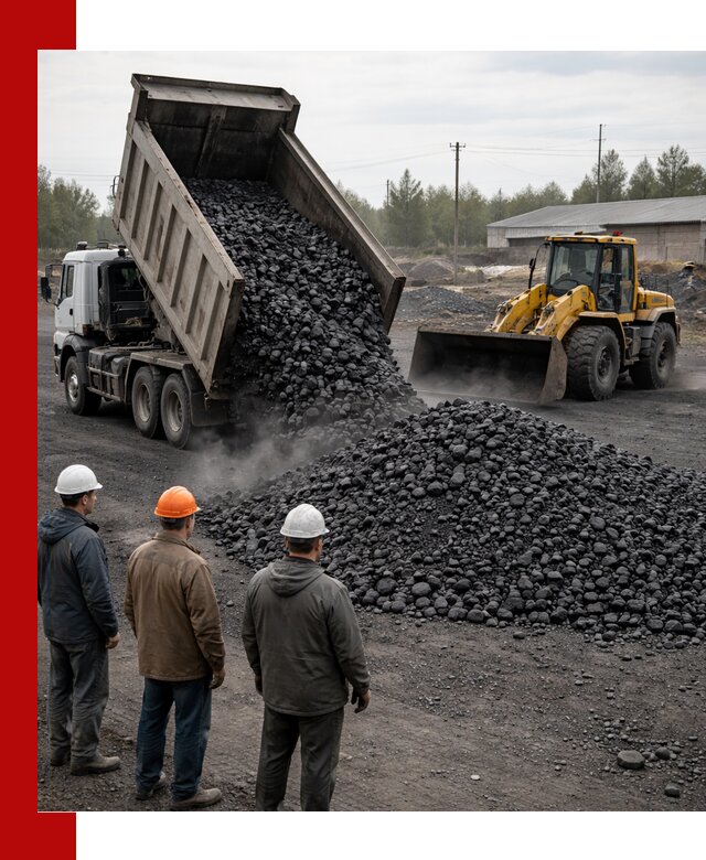 Доставка угля антрацита в Назарове с самосвалами и погрузкой