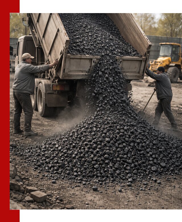 Доставка угля семечка самосвалами в Назарове