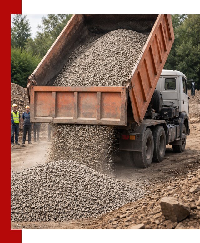 Доставка сыпучих материалов самосвалом в Назарове быстро и надежно