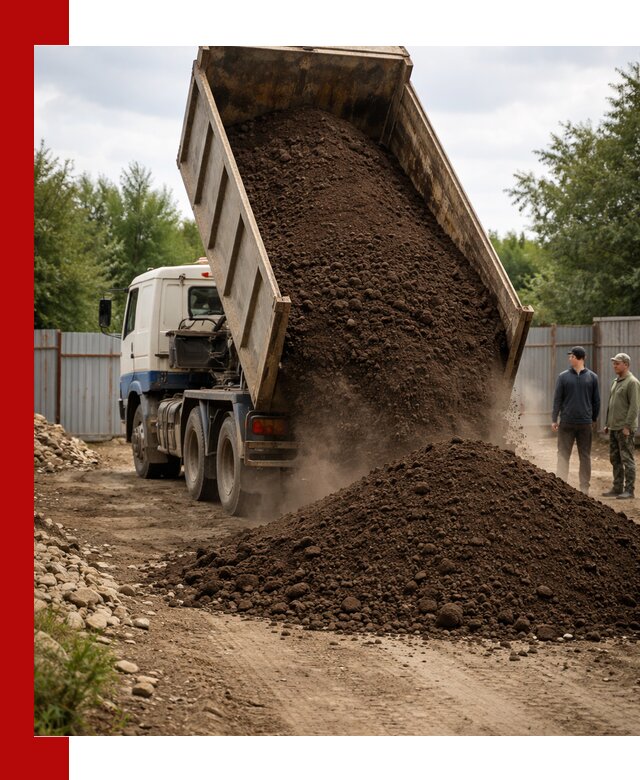 Доставка самосвалом 10 кубов в Назарове быстро и надёжно