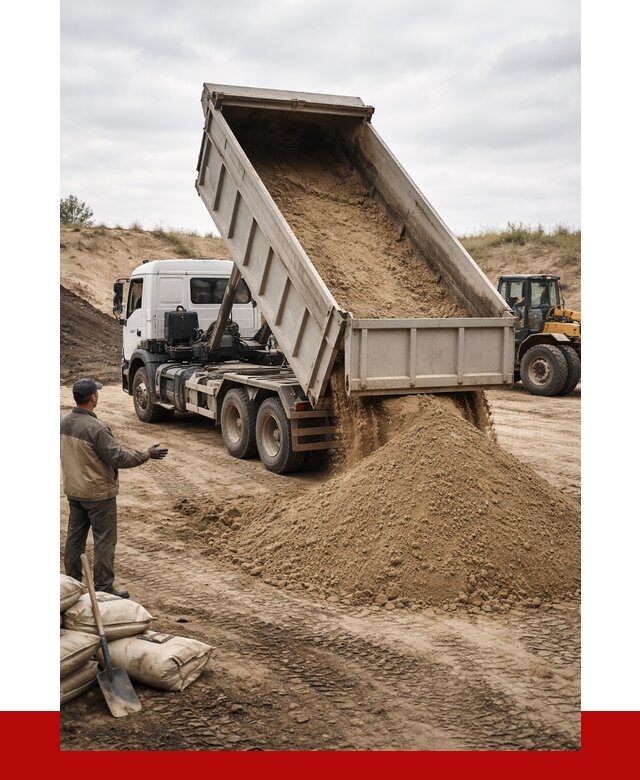 Доставка самосвалом 20 кубов в Назарове от 7709 р. | ПРОНЕРУДНрв