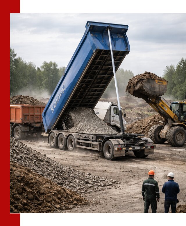 Аренда тонар 40 тонн в Назарове с доставкой материалов