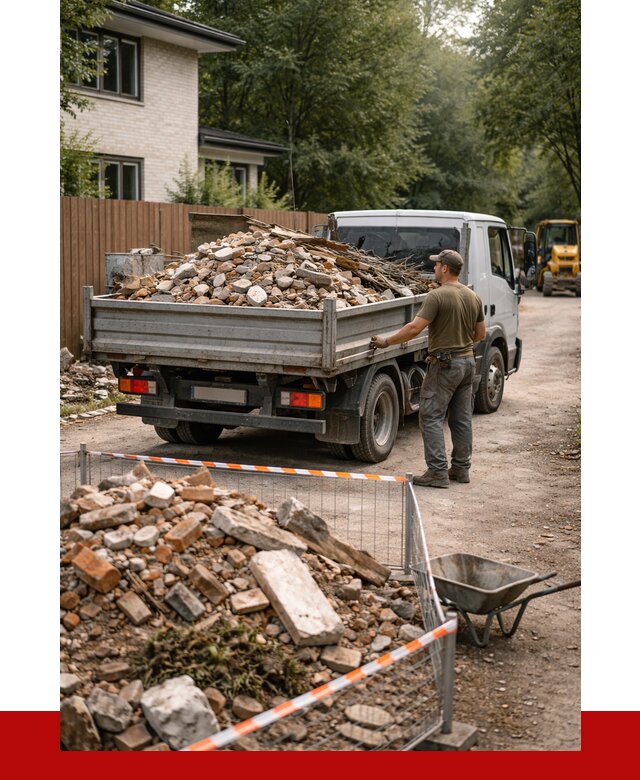 Вывоз строительного мусора с погрузкой в Назарове от 7709 р | ПРОНЕРУДНрв