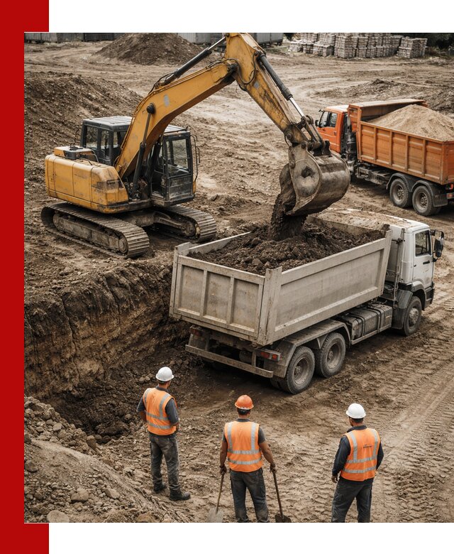 Разработка грунта для строительства и благоустройства в Назарове