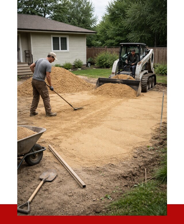 Отсыпка участка песком в Назарове, от 2570 р., ПРОНЕРУДНрв