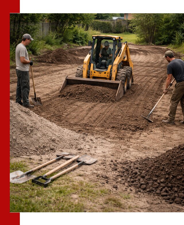 Планировка участка грунтом с вывозом и доставкой в Назарове